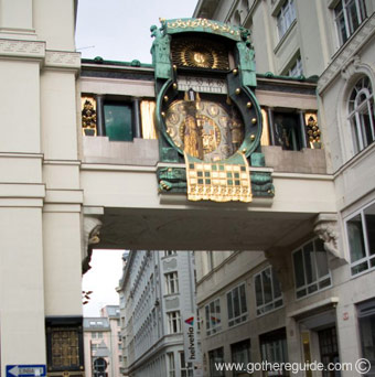 Vienna mechanical clock Ankeruhr