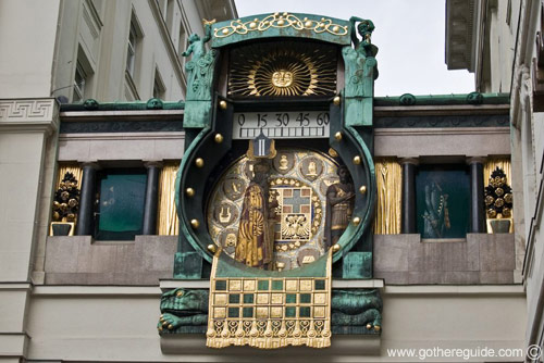The Ankeruhr Vienna mechanical clock