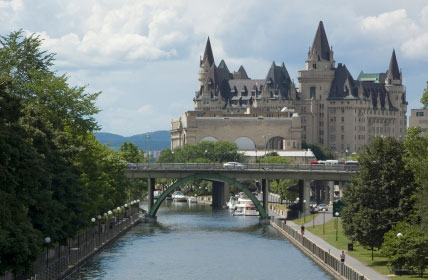 Rideau Canal and Ch�teau Laurier Ottawa