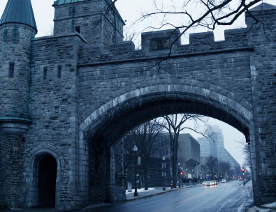 Quebec City fortification walls
