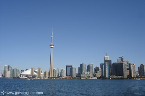 Toronto Skyline view form Centre Island