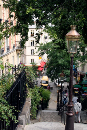 Montmartre Hill Stairs