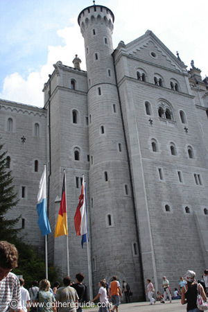 Neuschwanstein castle - side view