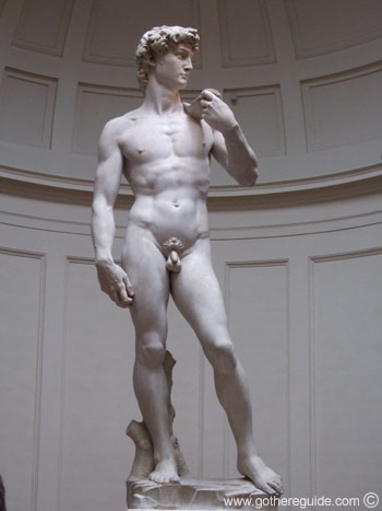 David by Michelangelo in Galleria dell Accademia Florence
