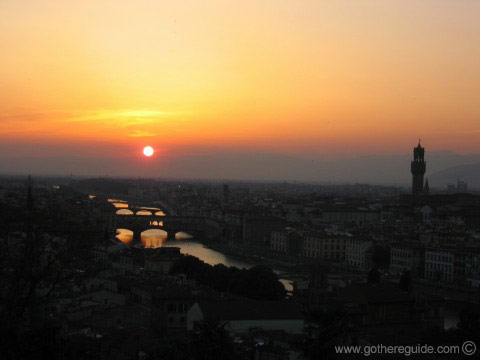 Florence Italy Sunset