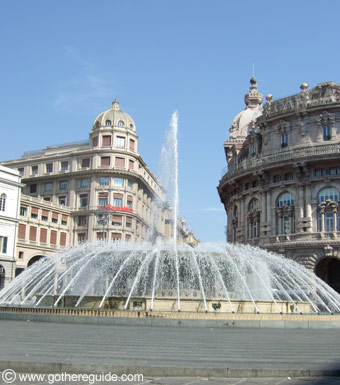 Piazza de Ferrari Genoa Italy
