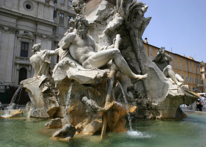Fontana dei Quattro Fiumi Rome