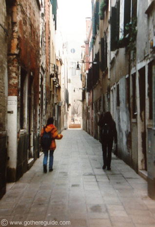 Narrow street Venice