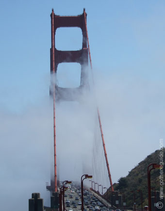 golden gate bridge fog. Golden Gate Bridge Fog Picture