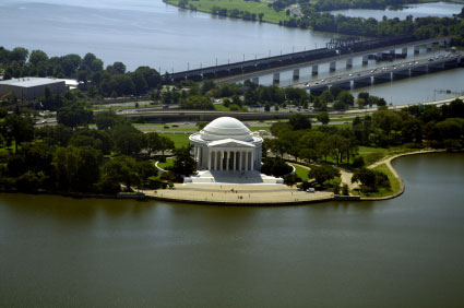 Tidal Basin and Jefferson Memorial Washington